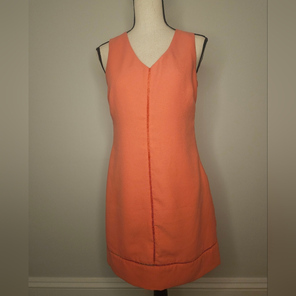 Banana Republic Coral Sleeveless Shift Dress - Picture 2 of 7